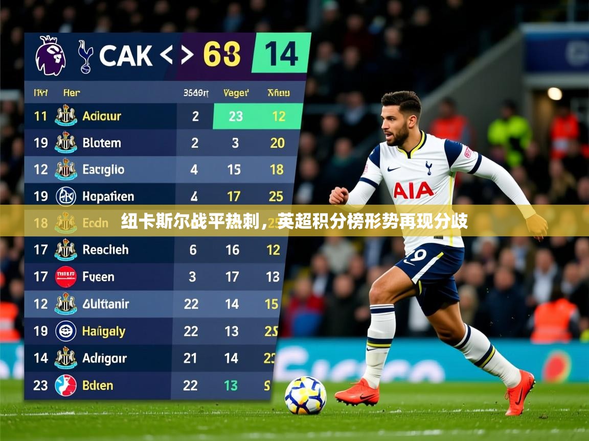 2025火狐体育官网登录纽卡斯尔战平热刺,英超积分榜形势再现分歧